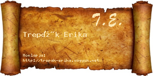 Trepák Erika névjegykártya