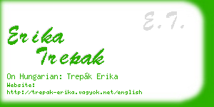 erika trepak business card