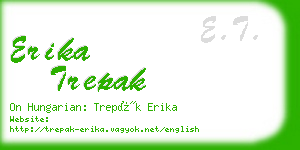 erika trepak business card